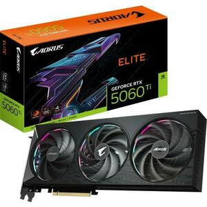 GeForce RTX 5060 Ti AORUS ELITE 16GB GDDR7 128bit (GV-N506TAORUS E-16GD) kép