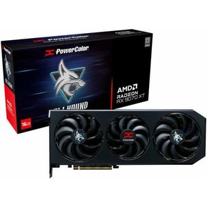 PowerColor Radeon RX 9070 XT Hellhound OC 16GB GDDR6 256bit (RX9070XT 16G-L/OC) kép