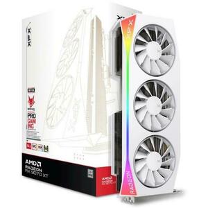 Radeon RX 9070 XT Mercury OC White Magnetic Air Edition RGB 16GB GDDR6 256bit (RX-97TMARGW9) kép