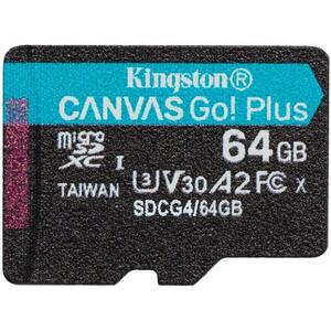 microSDXC Canvas Go! Plus 64GB A2/U3/V30 (SDCG4/64GBSP) kép