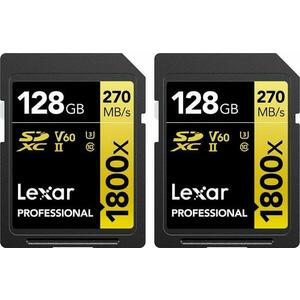 Professional 1800x SDXC 128GB UHS-II/U3/CL10/V60 (LSD1800128G-B2NNG) kép