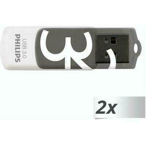 Vivid Edition Shadow Grey 32GB USB 3.0 2-Pack (FM32FD00D/00) kép