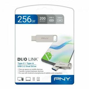 Duo-Link 256GB USB 3.2 (P-FDI256DULINKTYC-GE) kép