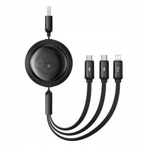 Baseus Micro USB-C - USB adapter (fekete) kép