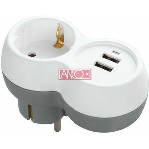 1 Plug + 2 USB (321261) kép