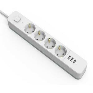 4 Plug + 3 USB 1, 5 m Switch (ESES1.5G4-1.5-SW-3USB) kép