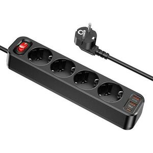 4 Plug + 4 USB 2 m Switch (NS9) kép