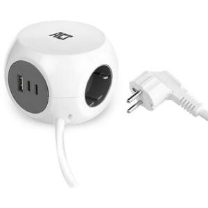 3 Plug + 3 USB 1, 5 m (AC2420) kép