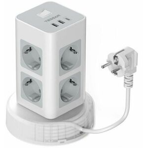 8 Plug + 3 USB 2 m Switch (TPS03RX-DE-C) kép