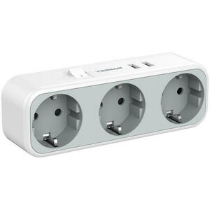 3 Plug + 2 USB Switch (TS-322) kép