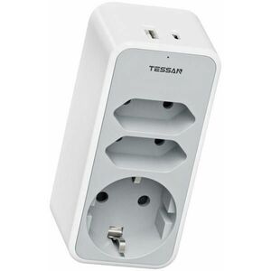 3 Plug + 2 USB (TS-330-C) kép