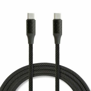 Adatkábel - Type-C / Type-C - mágneses - fekete - 1m - 3A - 60W kép