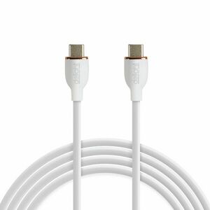 Adatkábel - Type-C / Type-C - fehér - 1 m - 3 A - 60 W kép