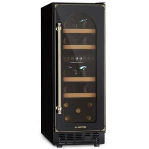 Klarstein Vinovilla Victoria 17 Built-In Duo Vilhelmine Edition, borhűtő, 17 palack, 3 szín, LED világítás, üvegajtó kép