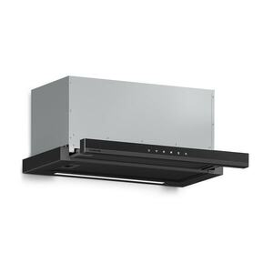 Klarstein Velaire kihúzható páraelszívó 60 cm-es, Elegáns, minimalista, nagy teljesítményű, EEC A++, 896 m³/ó kép