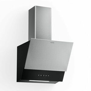 Klarstein Verosteel páraelszívó, Elegáns, minimalista, nagy teljesítményű, A energiaosztály, 624 m³/h, 45 cm kép