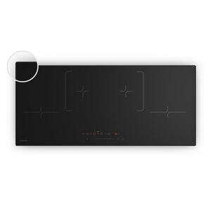 Klarstein Velaire indukciós főzőlap, elegáns, minimalista, erőteljes, 4 főzőzóna, 7000 W, 90 cm kép