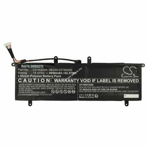 Helyettesítő akku Asus ZenBook Duo 14 UX482EG-HY Series wie C41N2004, Li-Polymer , 15.4V, 4050mAh kép