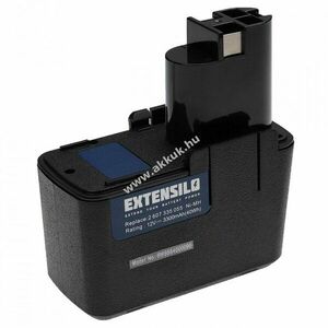 Helyettesítő EXTENSILO akku Bosch AHS 3 12V, Ni-MH, 3300mAh kép