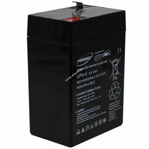 Helyettesítő ólom akku 4V 4Ah (EMOS) - EMOS 3810 lámpához típus DHB440 kép