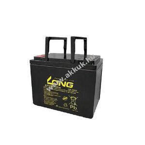 Ólom akku Long Kung Long típus KPH80-12N 10-12 év élettartam 12V 80Ah csatlakozó M6 kép