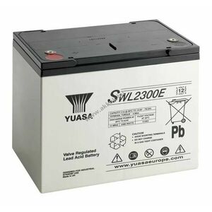 Ólom akku 12V 80Ah (YUASA) típus SWL2300E kép