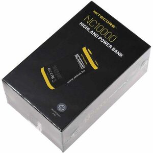 Nitecore Powerbank NC10000 10000mAh + LED zseblámpa funkció 50 Lumen kép