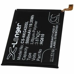 Helyettesítő akku okos mobiltelefonhoz Nokia G42 5G / típus HQ610 kép