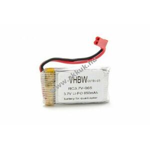 Helyettesítő akku különböző Quadcopterhez Li-Ion, 3.7V, 650mAh - Kiárusítás! kép