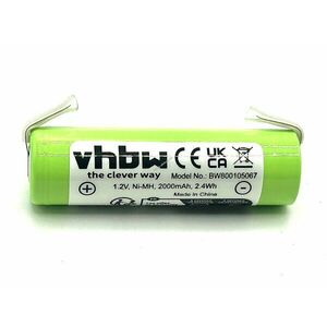 Helyettesítő akku Remington, PHILIPS, Moser, Wahl stb. hajvágó / borotva 1, 2V 2Ah kép