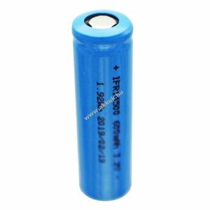 IFR 14500/AA Solar akku Lithium, 3.2V, 600mAh, LiFePo4, érintkező nélküli - Kiárusítás! kép