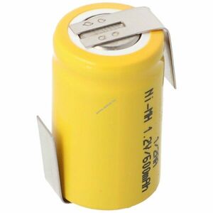 1/2AA Ni-MH akku 1.2V, 600mAh, Z forrfül kép