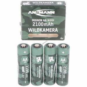 Ansmann Mignon AA vadkamera ceruza akku 2100mAh 4db/csomag - A készlet erejéig! kép