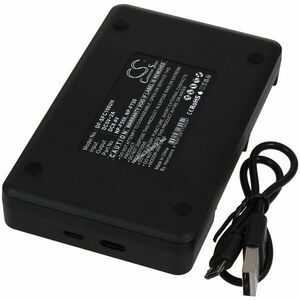USB-Helyettesítő akkutöltő Sony típus NP-FM70 BC-V61 / Panasonic típus VW-VBD1 VW-VBD2 CGR-B/202 kép