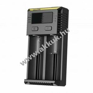Nitecore Intellicharge típus NEW I2 gyorstöltő 2db RCR123 li-ion akkuhoz kép