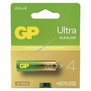 GP ultra alkáli, AA, mignon, ceruza elem 4db/csomag - Kiárusítás! kép