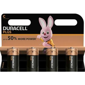 Duracell Plus MN1400 LR14 C Baby bébi elem 4db/csomag - Kiárusítás! kép