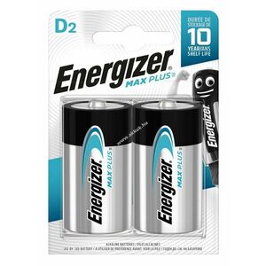 Energizer MAX PLUS Mono D LR20 Alkáli góliát elem 2db/csomag - Kiárusítás! kép