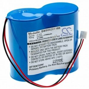 Helyettesítő ipari elem Siemens MAG 8000 FlowMeter típus E-1574, 27000mAh kép