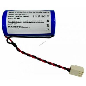 INFINIO lithium elem BATLI01-Hosszú élettartamú HP spirál 3, 6V/6, 5Ah - A készlet erejéig! kép