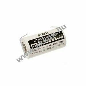 FDK / Sanyo lítium elem típus CR17335SE - 2/3A - 3 Volt 1800mAh forrfüles U-forma - Kiárusítás! kép