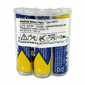 Varta elempack 3db AA/mignon/LR6 4.5V 2600mAh, átlátszó tokban kép