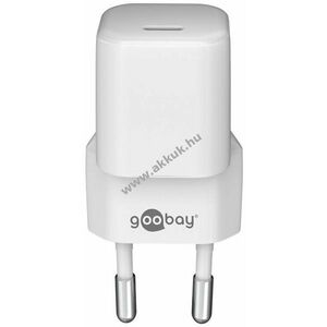 Goobay USB-C PD (Power Delivery) gyorstöltő 30W, fehér kép