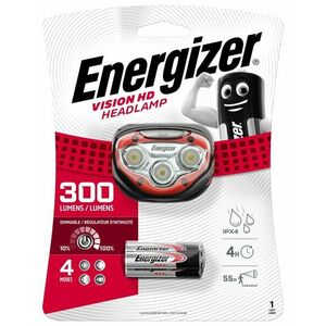 Energizer vision HD headlamp LED-es fejlámpa, homloklámpa, 300lm, LP09071 - Kiárusítás! kép