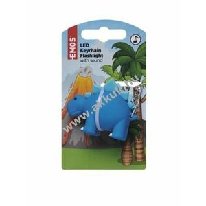 Emos LED dínós kulcstartó stegosaurus - Kiárusítás! - A készlet erejéig! kép