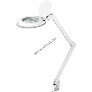 LED-es nagyító lámpa bilinccsel, 9W, fehér, 730lm kép