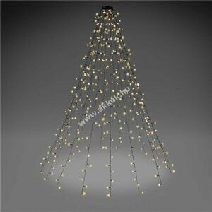 400db LED-es fa fényfüzér gyűrűvel, IP44 melegfehér - Kiárusítás! kép