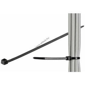 Kábelkötegelő, kábelkötöző, gyorskötöző időjárásálló, fekete 3, 5mm x 300mm 100db/csom. - Kiárusítás! kép