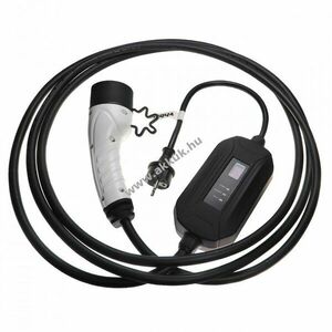 Hálózati töltőkábel elektromos autó, plug-in hibrid, Type2, 1-fázisú, 16A, 3, 5kW, 5m kép