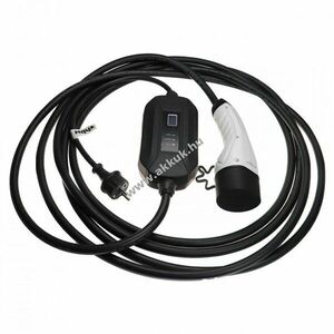 Hálózati töltőkábel elektromos autóhoz, plug-in hibrid, Type2, 1-fázisú, 16A, 3, 5kW, 7m kép